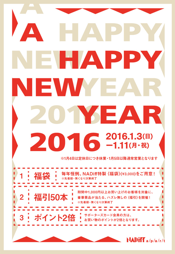 winter new year 2016