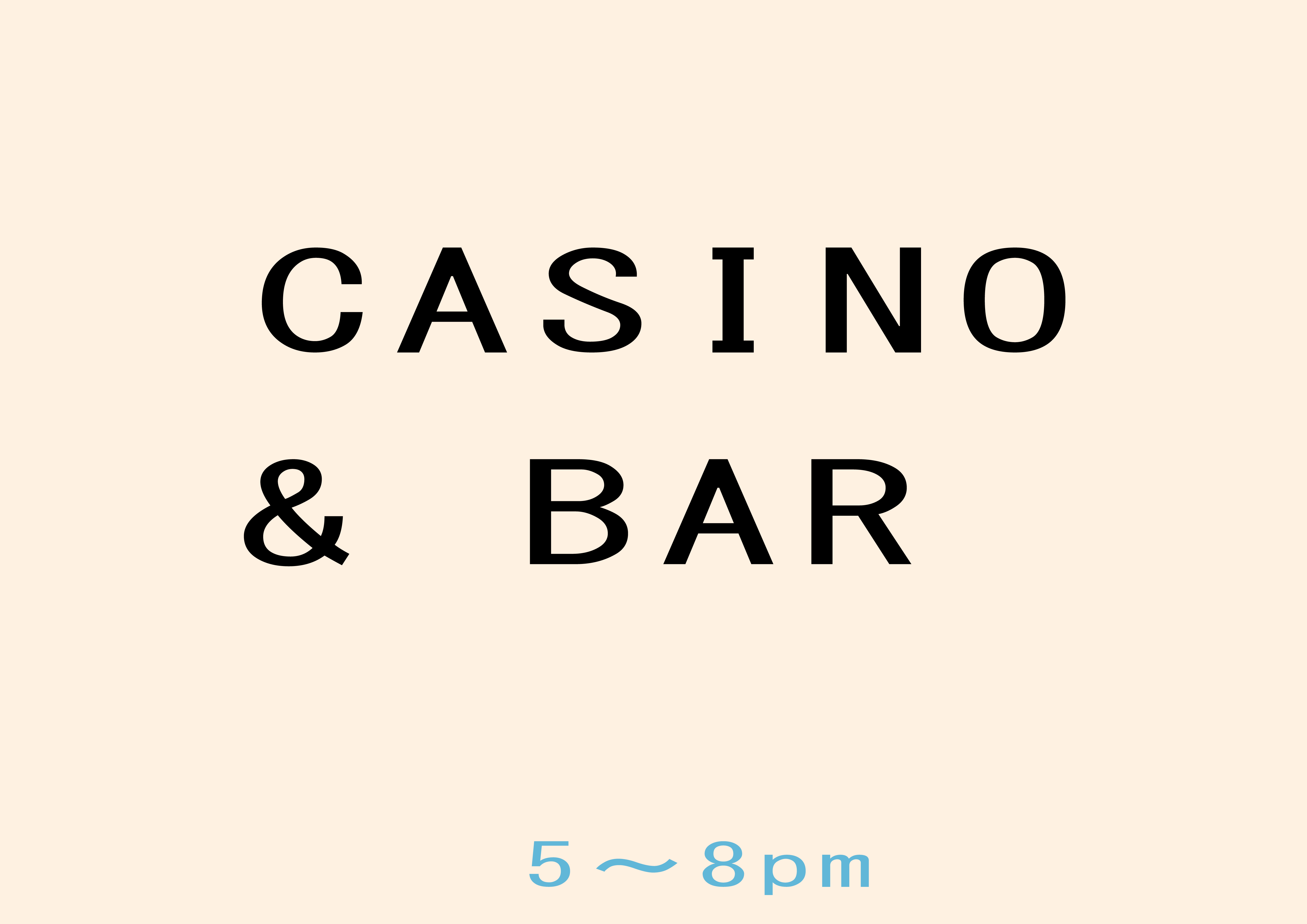 平山昌尚 個展 / EVENT「CASINO & BAR」 - NADiff